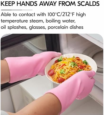 Vgo Fresh Scented Cleaning Gloves with Long Sleeves
