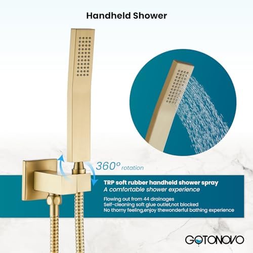 Luxurious 8-Inch Rainfall Bathroom System - Effortless Relaxation