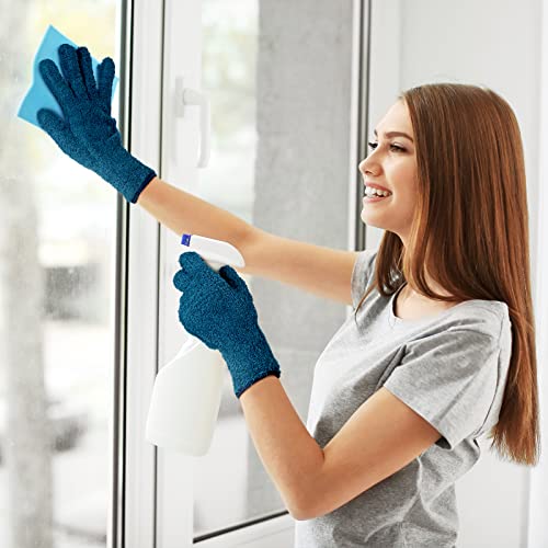 Bencailor 3 Pairs Microfiber Cleaning Gloves