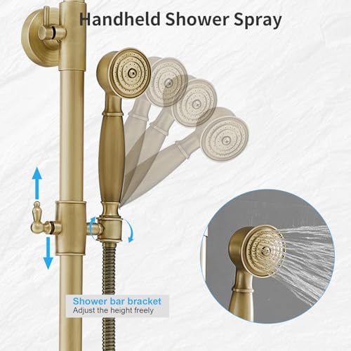 Bath 2-in-1 Showersystem Rainfall Sprayer in One