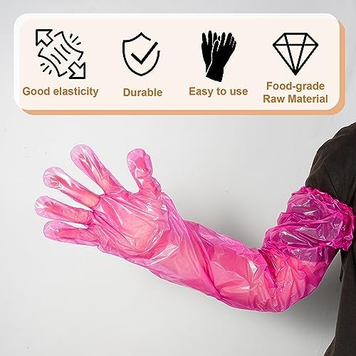 Sturdy Long Gloves for Veterinary Tasks