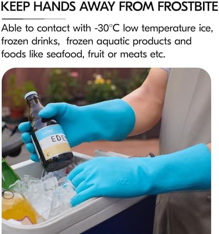 Vgo HouseholdsCleaning Gloves FreshAromas Lined Kitchen Gloves