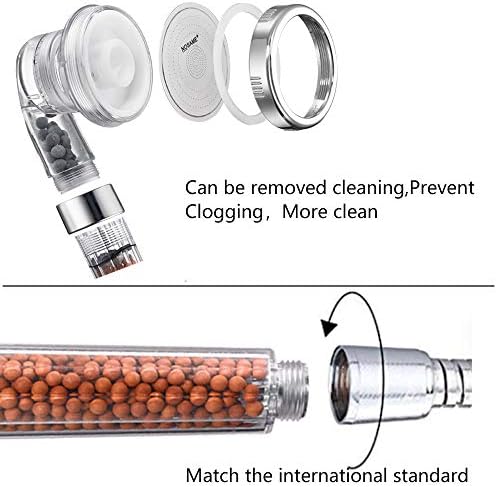 Nosame 3-Mode Handheld Showerhead with High Pressure and Water Saving
