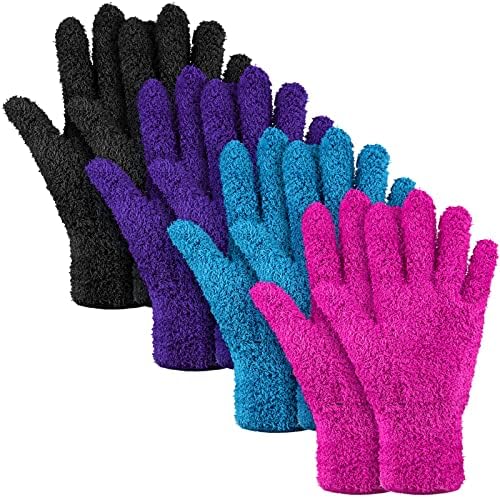 Premium Microfiber Dusting Gloves for Efficient Plant Cleaning
