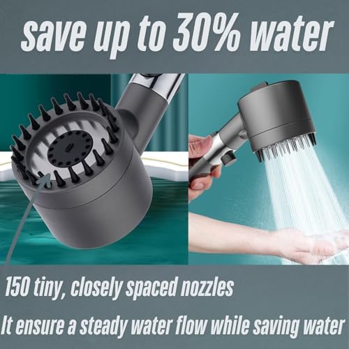 Turbo Showerhead With Ion Massage Function