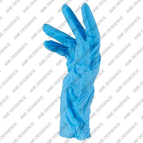 AME DESSENCE 200 Count Blue Powder-Free Nitrile Gloves