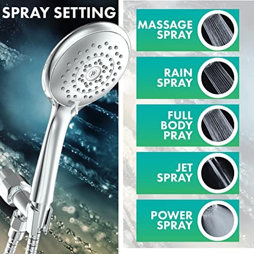 Niagara Conservation HealthGuard 15 GPM Step-Down Handled Shower Head