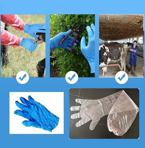 40-Pack Disposable Gloves for Farming Cleaning