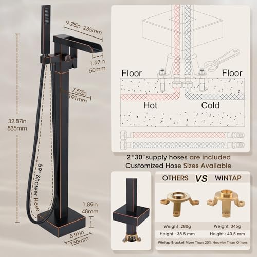Wintap Freestanding Bathtub Faucet