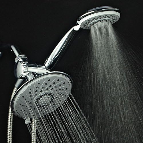 4 Hotel Spa 30-Setting 3-way Rainfall Shower-Handheld Combo Chrome Luxury