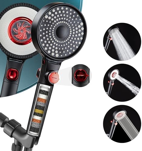 Filtered Shower Head for Hard Water