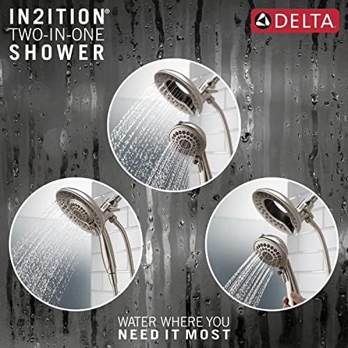 DELTA 5-SPRAY IN2ITION 2-IN-1 DUAL SHOWER HEAD