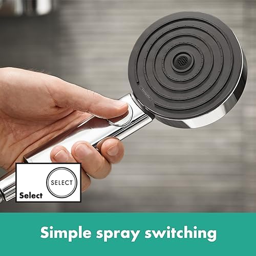 Hansgrohe Pulsify S - Motion-Activated Triple Spray QuickClean Design Flow Pulsating Massage Chrome