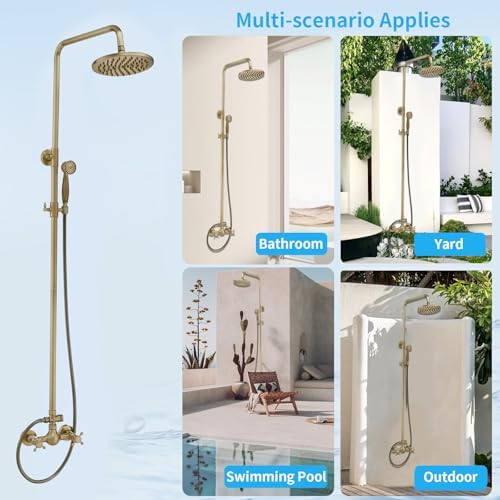 Bath 2-in-1 Showersystem Rainfall Sprayer in One