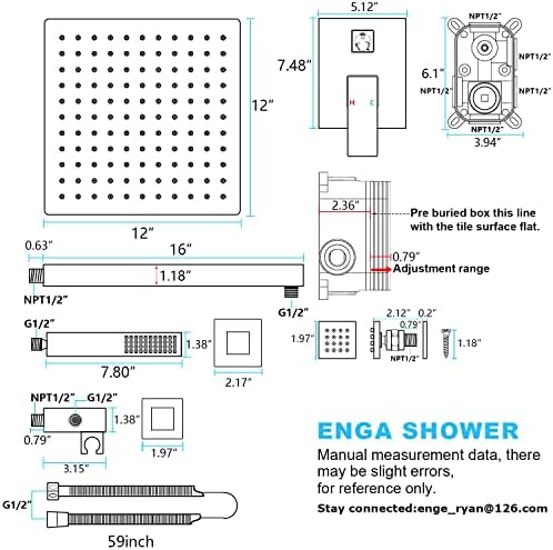 Luxury 3-in-1 Shower Experience