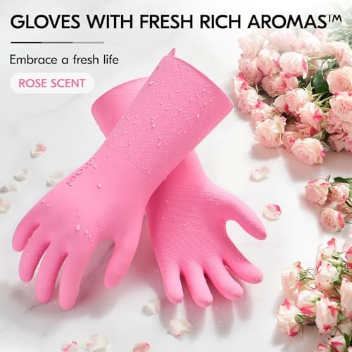 Vgo Fresh Scented Cleaning Gloves with Long Sleeves