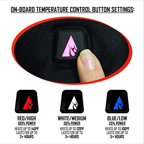 ActionHeat Battery Heated Gloves for Men with 3 Heat Settings