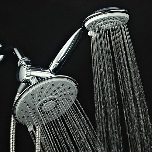4 Hotel Spa 30-Setting 3-way Rainfall Shower-Handheld Combo Chrome Luxury