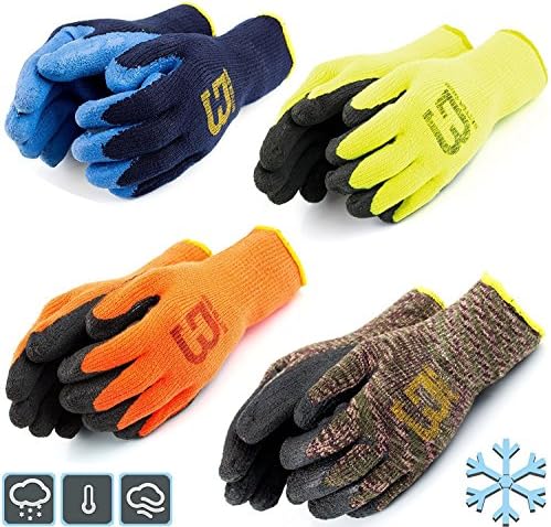 Better Grip Winter Insulated Work Gloves 72 Pairs