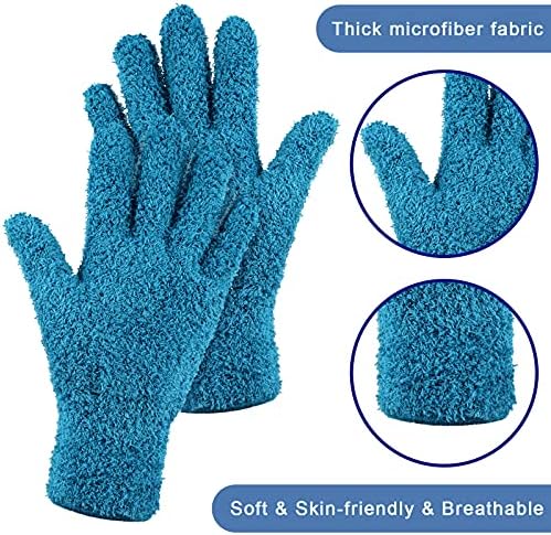 Premium Microfiber Dusting Gloves for Efficient Plant Cleaning