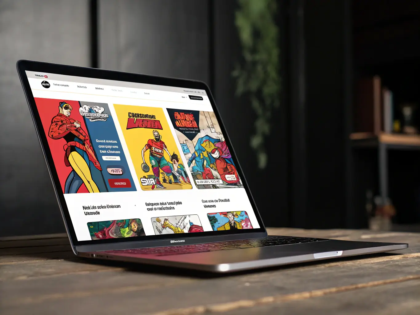 An image showing an e-commerce platform interface with increased sales metrics and satisfied customer reviews.